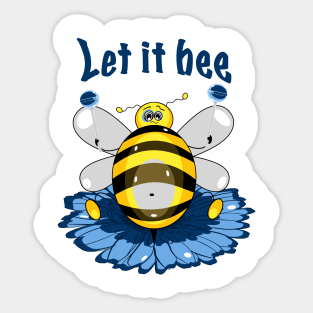 Let it bee Sticker